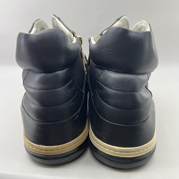 Salvatore Ferragamo Nayon Gancio Shoes Men Size 15 D Black High Strap Sneakers main image 8